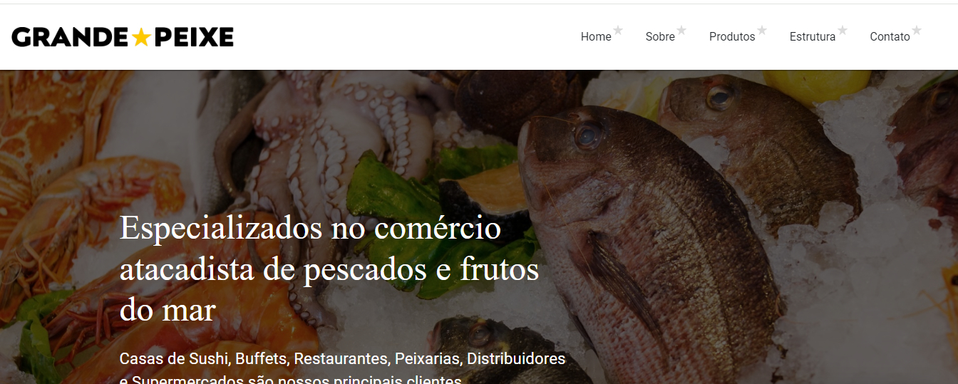 Website Institucional Grande Peixe em Wordpress