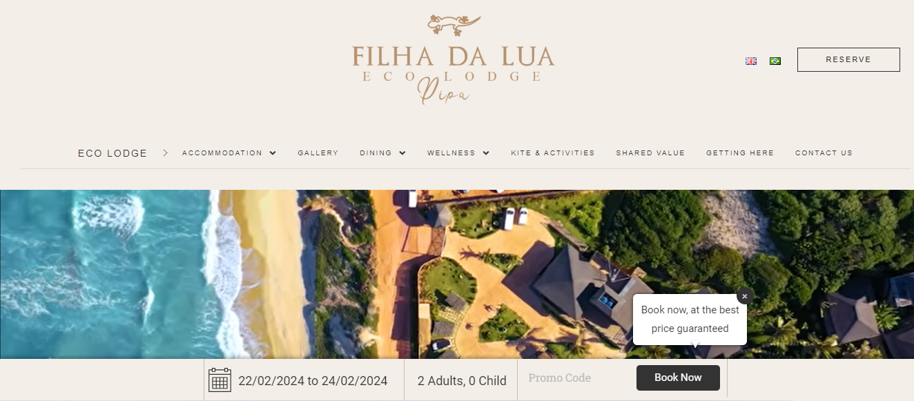 Criação de Website Exclusivo Filha da Lua em Wordpress