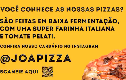 Criação de Vinheta para Mídia Indoor Joa Pizzas
