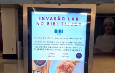 Criação de Vinheta Totem Shopping Tijuca para Mídia Digital Indoor